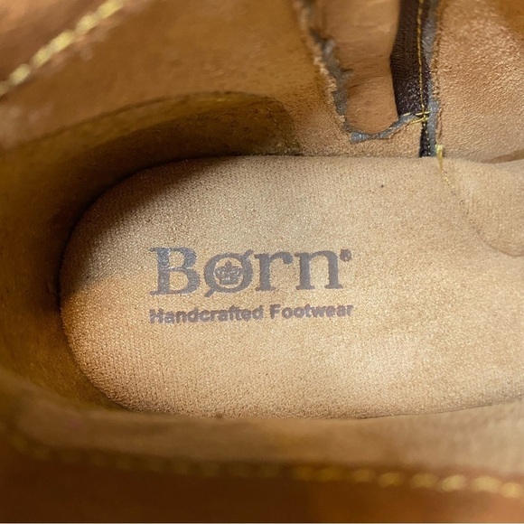 New! Born Morocco Brown Distressed Suede Bootie 6 1/2 - Picture 12 of 14